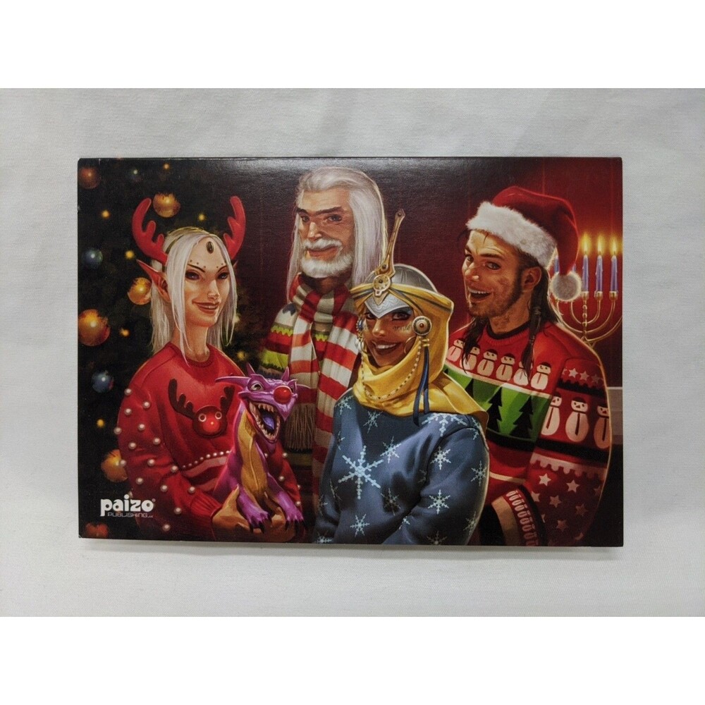 Paizo Pathfinder RPG 2012 Seasons Grettings Promotional Holiday Card